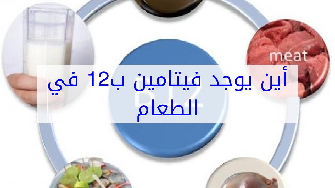 اين يوجد فيتامين b12