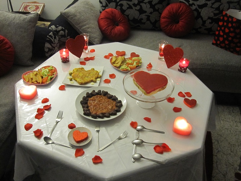 4639 3 عشاء رومانسي في البيت - افكار لطاولات منزلية رومانسية منى رضوى