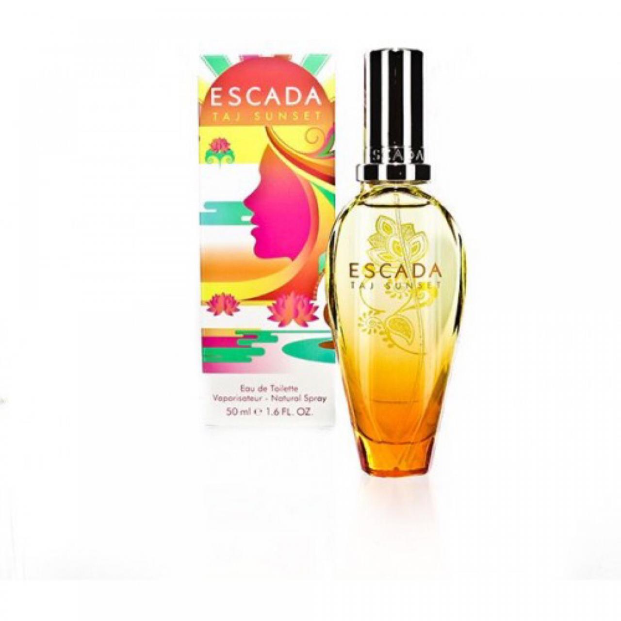 Эскада тай сансет. Escada Taj Sunset EDT 50ml ж. Туалетная вода Escada Taj Sunset 50. Эскада манго духи. Escada Taj Sunset Limited Edition.