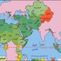 13127 3 خريطة العالم العربي والاسلامي محبتكم عزيزه